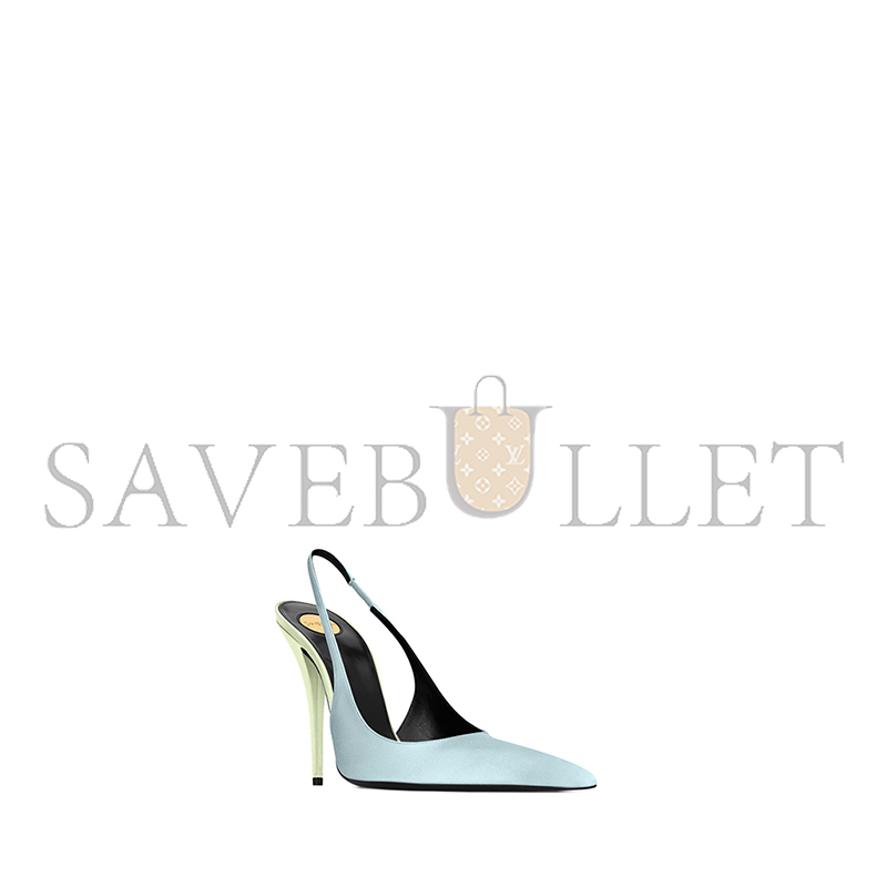 Y51 deroche slingback pumps in satin crepe 8591049qnag4707
